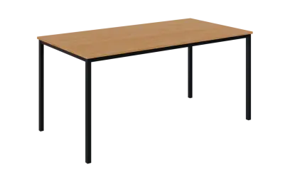 JPT 160 Jídelní stůl 1600 x 800 mm, deska buk royal / podnož černá